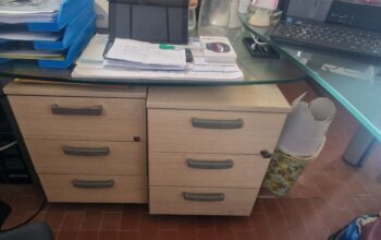 Cassettiere ufficio in legno